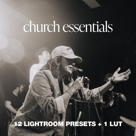 Church Essentials 001 | Lightroom Presets + Video LUT