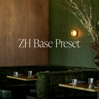 ZH Base Preset | Lightroom Preset